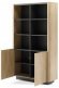 Стелаж Perfect Home Торро / Torro 2D/113 2-дверний Дуб кремона/чорний (PFH-091413) Стелаж Perfect Home Торро / Torro 2D/113 2-дверний Дуб кремона/чорний (PFH-091413)