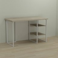 Письмовий стіл Ferrum-decor Кевін 76x120x70 білий ДСП Дуб Сонома 32мм (FRD-101283)