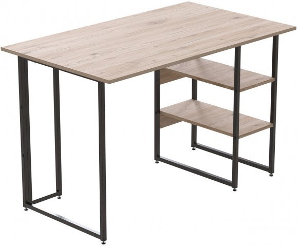 Комп'ютерний стіл Ferrum-decor Кевін 75x140x60 чорний ДСП Дуб Сан-Марино 16мм (FRD-103812) Комп'ютерний стіл Ferrum-decor Кевін 75x140x60 чорний ДСП Дуб Сан-Марино 16мм (FRD-103812)
