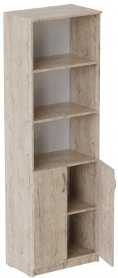 Шафа Анжело Ferrum-decor на 5 полиць з 2 дверима 1900x600x380 ДСП Дуб Сан-Марино 16 мм (FRD-104996)
