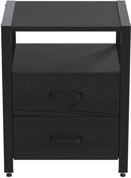 Тумба універсальна Ferrum-decor Вів'єн 2/2 50x41x40 чорний ДСП Сосна Кембра 16мм (FRD-104160) Тумба універсальна Ferrum-decor Вів'єн 2/2 50x41x40 чорний ДСП Сосна Кембра 16мм (FRD-104160)