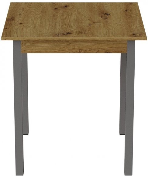 Стіл кухонний Ferrum-decor Дієго 75x70x70 Сірий ДСП Дуб Артизан 16мм (FRD-105707)