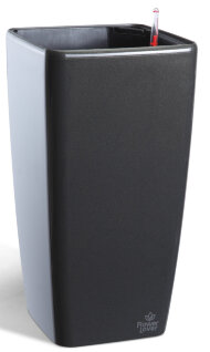 Розумний вазон Quadrato Flower Lover 34 см 41116650 Антрацит глянцевий