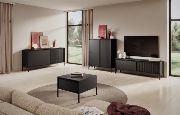 Тумба під телевізор Perfect Home Сенсо / Senso 2-дверна 2D/153 Чорний (PFH-091137) Тумба під телевізор Perfect Home Сенсо / Senso 2-дверна 2D/153 Чорний (PFH-091137)
