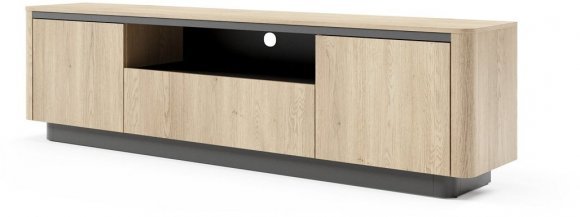 Тумба під ТВ Perfect Home Торро / Torro 3D/200 3-дверна Дуб кремона/чорний (PFH-091417) Тумба під ТВ Perfect Home Торро / Torro 3D/200 3-дверна Дуб кремона/чорний (PFH-091417)