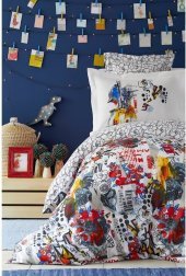 Постільна білизна Beris kirmizi 2019-2 червоний ранфорс підліткова svt-2000022216302 Постільна білизна Beris kirmizi 2019-2 червоний ранфорс підліткова svt-2000022216302