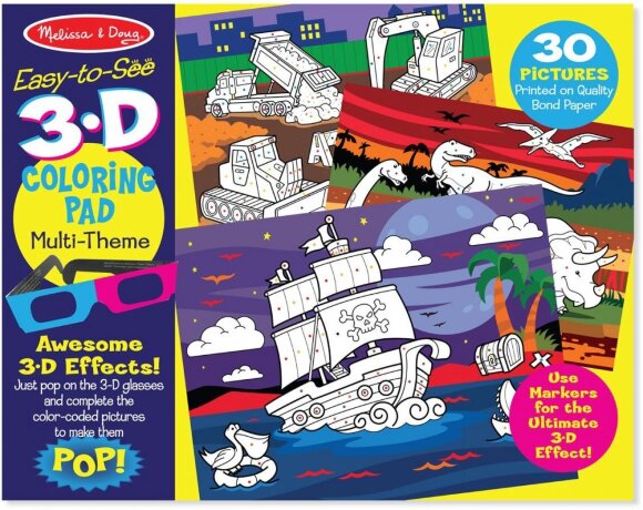 Раскраска 3D по точкам для мальчиков Melissa & Doug MD9964