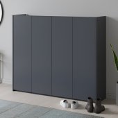 Тумба для взуття Doros Кассель Графіт 4 ДСП 128х40х110 (DRS-011826) Тумба для взуття Doros Кассель Графіт 4 ДСП 128х40х110 (DRS-011826)