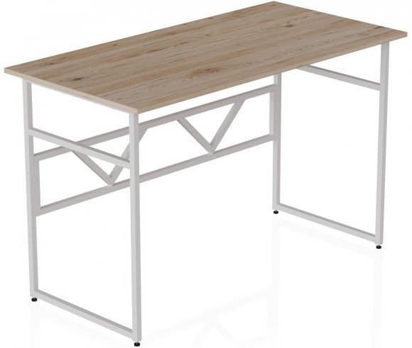 Комп'ютерний стіл Ferrum-decor Раян 75x100x70 білий ДСП Дуб Сан-Марино 32мм (FRD-101159)