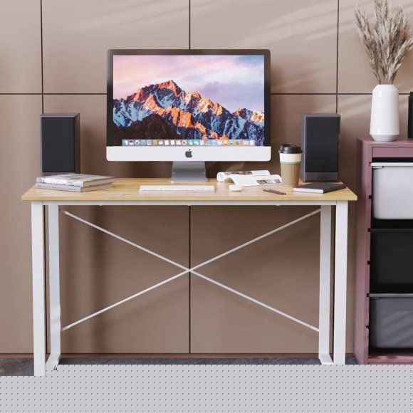 Комп'ютерний стіл Ferrum-decor Дейв 75x140x70 білий ДСП Дуб Сан-Марино 16мм (FRD-102189) Комп'ютерний стіл Ferrum-decor Дейв 75x140x70 білий ДСП Дуб Сан-Марино 16мм (FRD-102189)