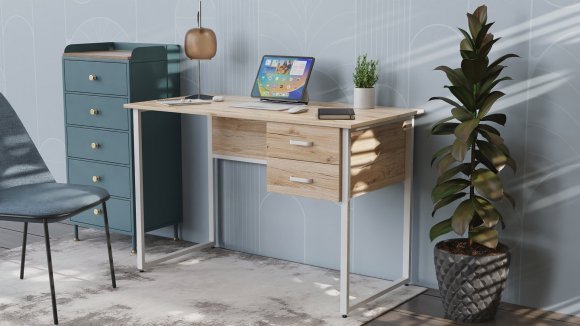 Комп'ютерний стіл Ferrum-decor Дакота 75x140x60 сірий ДСП Сан-Марино 16мм (FRD-102323) Комп'ютерний стіл Ferrum-decor Дакота 75x140x60 сірий ДСП Сан-Марино 16мм (FRD-102323)