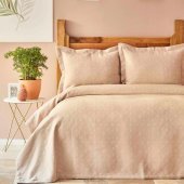 Покривало з наволочкою Back To Basic pudra 160х240 см полуторне svt-2000022285025