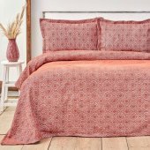 Покривало з наволочками Alora kiremit цегляний 220х230 см svt-2000022298537