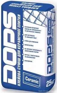 Клейова суміш для керамічної плитки DOPS Ceramic Клейова суміш для керамічної плитки DOPS Ceramic