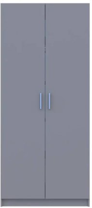 Шафа для одягу Doros Промо Сірий 2 ДСП 90х48х204 (DRS-011625) Шафа для одягу Doros Промо Сірий 2 ДСП 90х48х204 (DRS-011625)