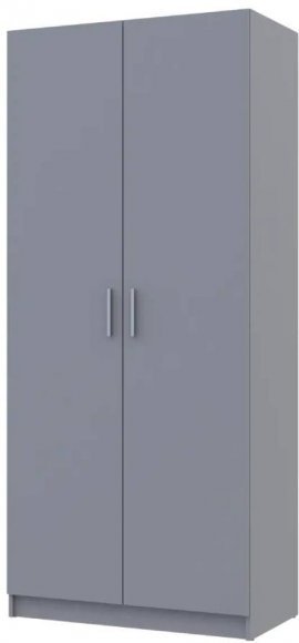 Шафа для одягу Doros Промо Сірий 2 ДСП 90х48х204 (DRS-011625) Шафа для одягу Doros Промо Сірий 2 ДСП 90х48х204 (DRS-011625)