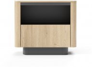 Тумба приліжкова Perfect Home Торро / Torro 1S/63 з 1 шухлядою Дуб кремона/чорний (PFH-091419)