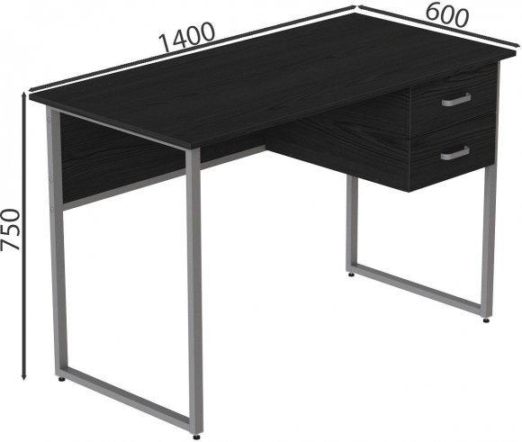 Комп'ютерний стіл Ferrum-decor Дакота 75x140x60 сірий ДСП Сосна Кембра 16мм (FRD-102324) Комп'ютерний стіл Ferrum-decor Дакота 75x140x60 сірий ДСП Сосна Кембра 16мм (FRD-102324)