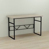 Письмовий стіл Ferrum-decor Райан 76x120x60 чорний ДСП Дуб Сонома 32мм (FRD-103687)