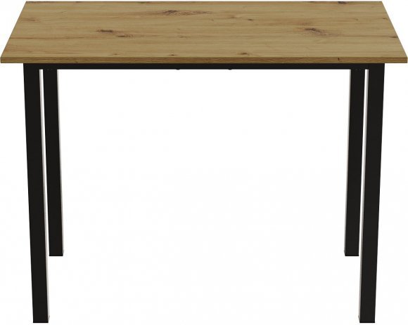 Стіл універсальний Knap Ferrum-decor 750x1200x600 Чорний метал ДСП Дуб Артизан 16 мм (FRD-106351)