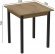 Стіл кухонний Ferrum-decor Дієго 75x70x70 Чорний ДСП Дуб Артизан 16мм (FRD-105709) Стіл кухонний Ferrum-decor Дієго 75x70x70 Чорний ДСП Дуб Артизан 16мм (FRD-105709)