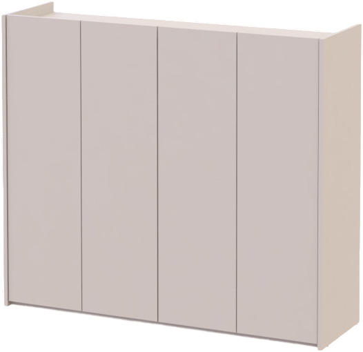 Тумба для взуття Doros Кассель Кашемір 4 ДСП 128х40х110 (DRS-011828)