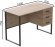 Комп'ютерний стіл Ferrum-decor Гаррі 75x140x70 чорний ДСП Дуб Сан-Марино 16мм (FRD-103564)