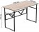 Комп'ютерний стіл Ferrum-decor Раян 76x120x60 чорний ДСП Дуб Сан-Марино 32мм (FRD-103689)