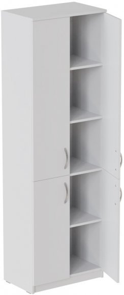 Шафа Анжело Ferrum-decor на 5 полиць з 4 дверима 1900x600x380 ДСП Біле 16 мм (FRD-105001)
