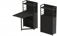 Стіл книжка з етажеркою Практик 1 Ferrum-decor 120x64x99 Чорний метал ДСП Сосна Кембра 16 мм (FRD-104613) Стіл книжка з етажеркою Практик 1 Ferrum-decor 120x64x99 Чорний метал ДСП Сосна Кембра 16 мм (FRD-104613)