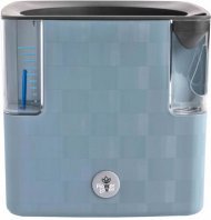 Вазон із системою автополиву Cobble 2,2 л металевий блакитний (8595096964135) 79002 Вазон із системою автополиву Cobble 2,2 л металевий блакитний (8595096964135) 79002