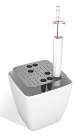 Розумний вазон Quadrato Flower Lover 34 см червоний глянсовий 41116641 Розумний вазон Quadrato Flower Lover 34 см червоний глянсовий 41116641