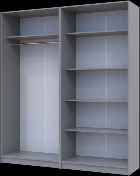 Комплект Doros Промо з полицями Сірий 2+2 ДСП 180х48х204 DRS-011627 (80737771) Комплект Doros Промо з полицями Сірий 2+2 ДСП 180х48х204 DRS-011627 (80737771)