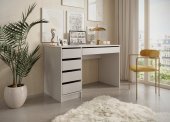 Стіл туалетний письмовий Perfect Home Ада / Ada 5S/120 з 5 шухлядами Кашемір (PFH-091309) Стіл туалетний письмовий Perfect Home Ада / Ada 5S/120 з 5 шухлядами Кашемір (PFH-091309)