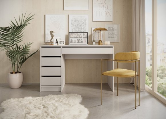 Стіл туалетний письмовий Perfect Home Ада / Ada 5S/120 з 5 шухлядами Кашемір (PFH-091309)