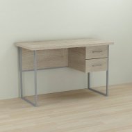 Письмовий стіл Ferrum-decor Дакота 76x140x60 сірий ДСП Дуб Сонома 32мм (FRD-102326)