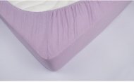 Простирадло трикотажне на гумці ліловий 100х200+25 2000022182669 Простирадло трикотажне на гумці ліловий 100х200+25 2000022182669