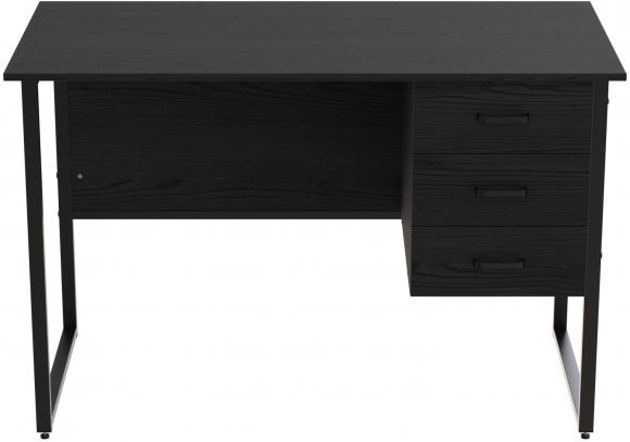 Комп'ютерний стіл Ferrum-decor Гаррі 75x140x70 чорний ДСП Сосна Кембра 16мм (FRD-103565)