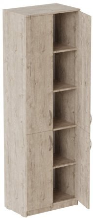 Шафа Анжело Ferrum-decor на 5 полиць із 4 дверима 1900x600x380 ДСП Дуб Сан-Марино 16 мм (FRD-105002) Шафа Анжело Ferrum-decor на 5 полиць із 4 дверима 1900x600x380 ДСП Дуб Сан-Марино 16 мм (FRD-105002)