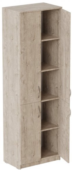 Шафа Анжело Ferrum-decor на 5 полиць із 4 дверима 1900x600x380 ДСП Дуб Сан-Марино 16 мм (FRD-105002) Шафа Анжело Ferrum-decor на 5 полиць із 4 дверима 1900x600x380 ДСП Дуб Сан-Марино 16 мм (FRD-105002)