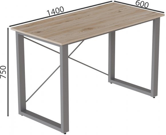 Письмовий стіл Ferrum-decor Драйв 750x1400x600 Сірий метал ДСП Дуб Сан-Марино 32 мм (FRD-103346) Письмовий стіл Ferrum-decor Драйв 750x1400x600 Сірий метал ДСП Дуб Сан-Марино 32 мм (FRD-103346)