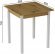 Стіл кухонний Ferrum-decor Дієго 75x80x80 Білий ДСП Дуб Артизан 16мм (FRD-105711) Стіл кухонний Ferrum-decor Дієго 75x80x80 Білий ДСП Дуб Артизан 16мм (FRD-105711)