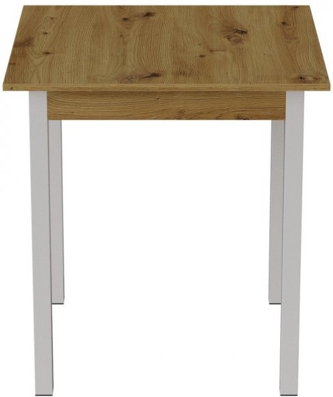 Стіл кухонний Ferrum-decor Дієго 75x80x80 Білий ДСП Дуб Артизан 16мм (FRD-105711) Стіл кухонний Ferrum-decor Дієго 75x80x80 Білий ДСП Дуб Артизан 16мм (FRD-105711)