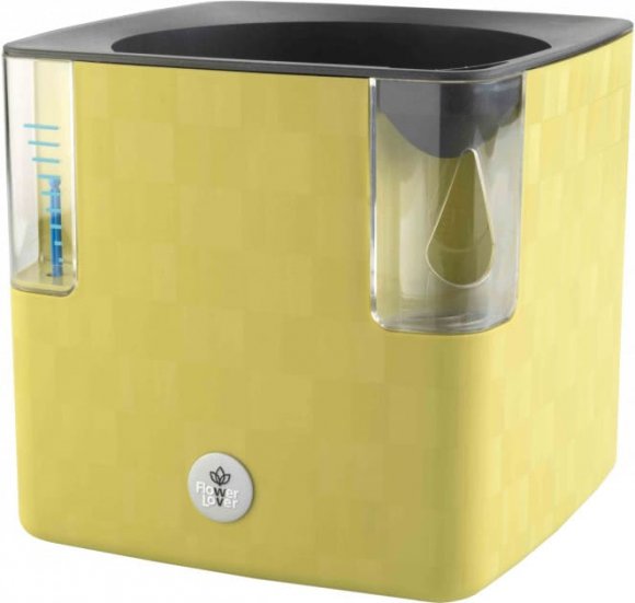 Вазон із системою автополиву Cobble 2,2 л світло-зелений (8595096965729) 79001