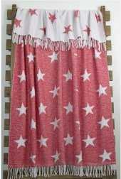 Плед Zeus Stars червоний 140х200 см Плед Zeus Stars червоний 140х200 см