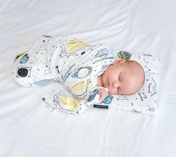 Подушка муслінова 20х30 см Space lullalove-4414 Подушка муслінова 20х30 см Space lullalove-4414