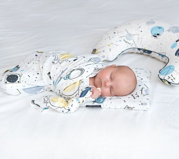 Подушка муслінова 20х30 см Space lullalove-4414 Подушка муслінова 20х30 см Space lullalove-4414