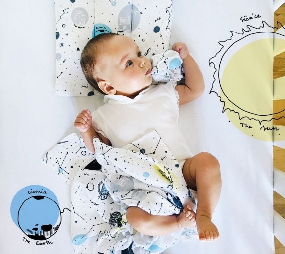 Подушка муслінова 20х30 см Space lullalove-4414 Подушка муслінова 20х30 см Space lullalove-4414