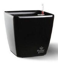 Розумний вазон Quadrato Flower Lover 34 см чорний глянсовий 4111664 Розумний вазон Quadrato Flower Lover 34 см чорний глянсовий 4111664