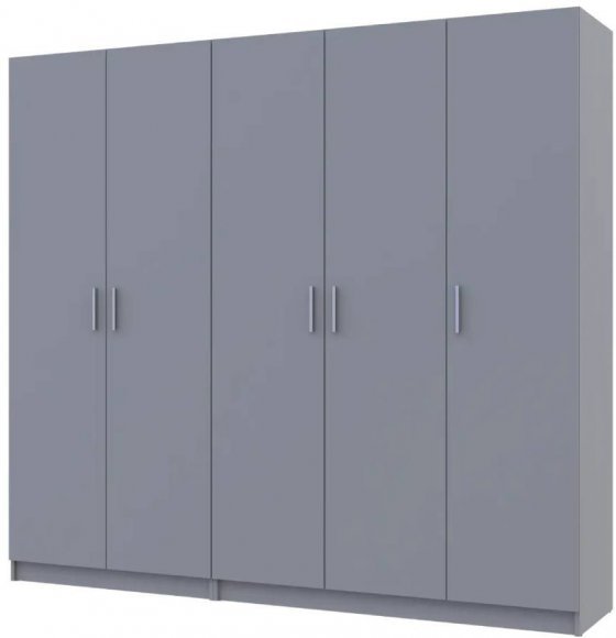 Шафа для одягу Doros Промо Сірий 2+3 ДСП 225х48х204 DRS-011628 (80737767) Шафа для одягу Doros Промо Сірий 2+3 ДСП 225х48х204 DRS-011628 (80737767)